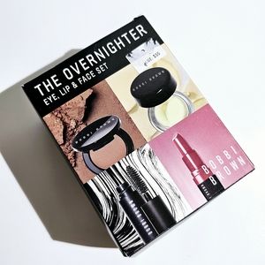 Bobbi Brown The Overnighter Eye, Lip, Face Set New